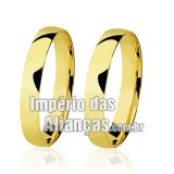 Alianças de casamento em ouro 18k