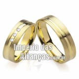 Alianças de Casamento em ouro amarelo 18k