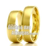 Alianças de casamento em ouro 18k 