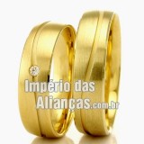 Alianças de casamento em ouro 