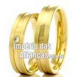 Alianças em ouro 18k 750