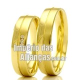 Alianças de casamento em ouro para casamento 