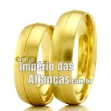 Alianças  para casamento em ouro