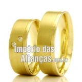 Alianças  de casamento em ouro 18k