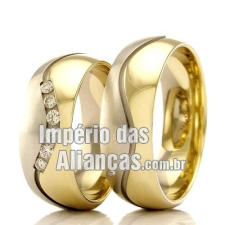 Alianças de casamento e noivado