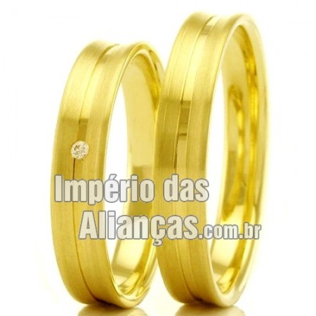 Alianças baratas de casamento e noivado