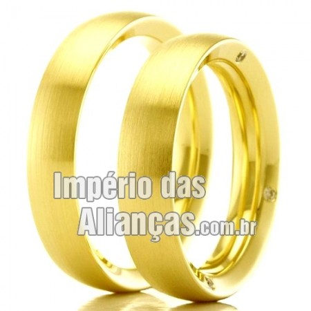 Alianças de casamento em  ouro baratas