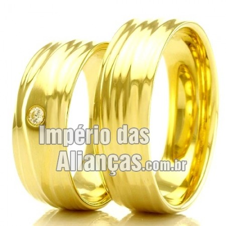 Alianças de noivado e casamento