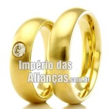 Alianças em Ouro Amarelo 18k 