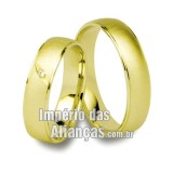 Alianças em ouro para casamento