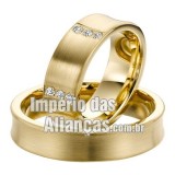 Alianças de ouro noivado e casamento